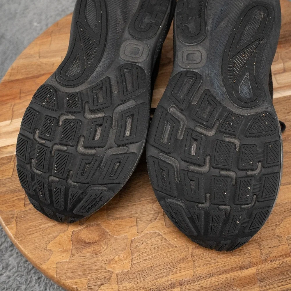 BROOKS Adrenaline GTS 24 Running Shoes Womens Size 6 B Triple Black
